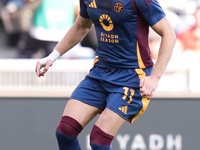 Artem Dovbyk of AS Roma during the Serie A Enilive match between AS Roma and Bologna FC at Stadio Olimpico on November 10, 2024 in Rome, Ita...