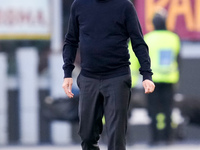 Ivan Juric head coach of AS Roma looks on during the Serie A Enilive match between AS Roma and Bologna FC at Stadio Olimpico on November 10,...