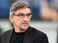 Ivan Juric coaches A.S. Roma during the 12th day of the Serie A Championship between A.S. Roma and Bologna F.C. at the Olympic Stadium in Ro...