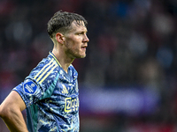 AFC Ajax Amsterdam forward Wout Weghorst plays during the match between Twente and Ajax at the Grolsch Veste stadium for the Dutch Eredivisi...