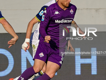 Lucas Beltran of ACF Fiorentina controls the ball during the Italian Serie A football match between ACF Fiorentina and Hellas Verona FC ,on...