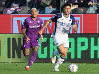 Abdou Harroui of Hellas Verona FC controls the ball during  the Italian Serie A football match between ACF Fiorentina and Hellas Verona FC ,...