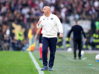 Vincenzo Italiano head coach of Bologna FC looks on during the Serie A Enilive match between AS Roma and Bologna FC at Stadio Olimpico on No...