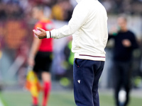 Vincenzo Italiano head coach of Bologna FC looks on during the Serie A Enilive match between AS Roma and Bologna FC at Stadio Olimpico on No...