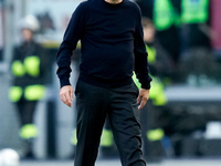 Ivan Juric head coach of AS Roma looks on during the Serie A Enilive match between AS Roma and Bologna FC at Stadio Olimpico on November 10,...