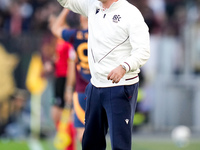 Vincenzo Italiano head coach of Bologna FC gestures during the Serie A Enilive match between AS Roma and Bologna FC at Stadio Olimpico on No...