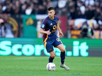 Stephan El Shaarawy of AS Roma during the Serie A Enilive match between AS Roma and Bologna FC at Stadio Olimpico on November 10, 2024 in Ro...