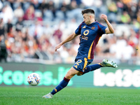 Stephan El Shaarawy of AS Roma during the Serie A Enilive match between AS Roma and Bologna FC at Stadio Olimpico on November 10, 2024 in Ro...