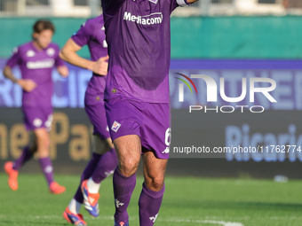 Luca Ranieri of ACF Fiorentina during the Italian Serie A football match between ACF Fiorentina and Hellas Verona FC ,on November 10 , 2024...