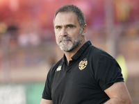 Luca D'Angelo Head Coach of Spezia Calcio during the Serie B match between SS Juve Stabia and Spezia Calcio at Stadio Romeo Menti Castellamm...