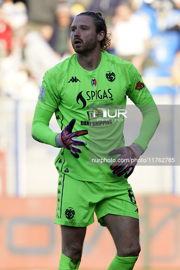 Stefano Gori of Spezia Calcio during the Serie B match between SS Juve Stabia and Spezia Calcio at Stadio Romeo Menti Castellammare Di Stabi...