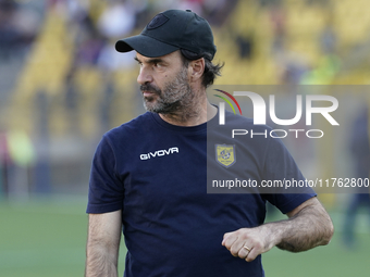 Head Coach of Guido SS Juve Stabia Pagliuca during the Serie B match between SS Juve Stabia and Spezia Calcio at Stadio Romeo Menti Castella...