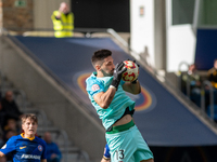 Oier Olazabal of FC Andorra is in action during the Primera RFEF 2024 - 2025 match between FC Andorra and Barakaldo CF at Estadi Nacional in...