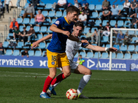 Alvaro Pena of FC Andorra is in action during the Primera RFEF 2024-2025 match between FC Andorra and Barakaldo CF at Estadi Nacional in And...