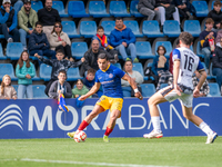 Clemente of FC Andorra is in action during the Primera RFEF 2024 - 2025 match between FC Andorra and Barakaldo CF at Estadi Nacional in Ando...