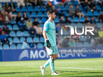 Oier Olazabal of FC Andorra is in action during the Primera RFEF 2024 - 2025 match between FC Andorra and Barakaldo CF at Estadi Nacional in...