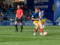 Ivan Rodriguez of FC Andorra is in action during the Primera RFEF 2024-2025 match between FC Andorra and Barakaldo CF at Estadi Nacional in...