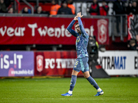 AFC Ajax Amsterdam midfielder Jordan Henderson plays in a match that ends with a final result of 2-2 during the game between Twente and Ajax...