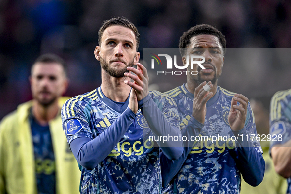 AFC Ajax Amsterdam midfielder Branco van den Boomen plays during the match between Twente and Ajax at the Grolsch Veste stadium for the Dutc...