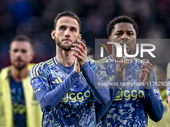 AFC Ajax Amsterdam midfielder Branco van den Boomen plays during the match between Twente and Ajax at the Grolsch Veste stadium for the Dutc...