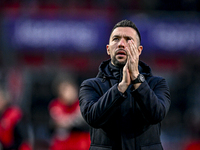 AFC Ajax Amsterdam trainer Francesco Fariolo achieves a final result of 2-2 during the match between Twente and Ajax at the Grolsch Veste st...