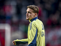 AFC Ajax Amsterdam midfielder Kenneth Taylor plays in a match that ends with a final result of 2-2 during the game between Twente and Ajax a...