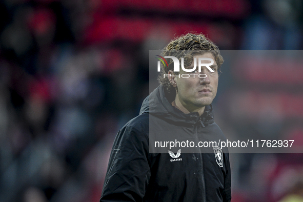 FC Twente forward Ricky van Wolfswinkel results in a 2-2 draw during the match between Twente and Ajax at the Grolsch Veste stadium for the...