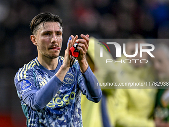 AFC Ajax Amsterdam forward Steven Berghuis results in a 2-2 draw during the match between Twente and Ajax at the Grolsch Veste stadium for t...