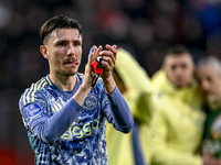 AFC Ajax Amsterdam forward Steven Berghuis results in a 2-2 draw during the match between Twente and Ajax at the Grolsch Veste stadium for t...