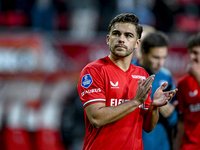 FC Twente defender Bart van Rooij plays in a match that ends with a final result of 2-2 against Ajax at the Grolsch Veste stadium for the Du...