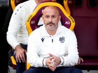 Vincenzo Italiano head coach of Bologna FC looks on during the Serie A Enilive match between AS Roma and Bologna FC at Stadio Olimpico on No...