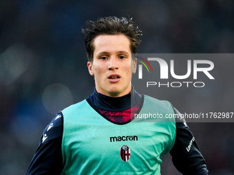 Giovanni Fabbian of Bologna FC during the Serie A Enilive match between AS Roma and Bologna FC at Stadio Olimpico on November 10, 2024 in Ro...