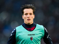 Giovanni Fabbian of Bologna FC during the Serie A Enilive match between AS Roma and Bologna FC at Stadio Olimpico on November 10, 2024 in Ro...