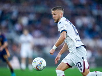 Jesper Karlsson of Bologna FC during the Serie A Enilive match between AS Roma and Bologna FC at Stadio Olimpico on November 10, 2024 in Rom...