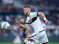 Jesper Karlsson of Bologna FC during the Serie A Enilive match between AS Roma and Bologna FC at Stadio Olimpico on November 10, 2024 in Rom...