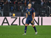 Stephan El Shaarawy of A.S. Roma celebrates after scoring the goal to make it 2-3 during the 12th day of the Serie A Championship between A....