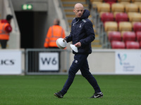 Hartlepool United first team coach Gavin Skelton is present during the Vanarama National League match between York City and Hartlepool Unite...