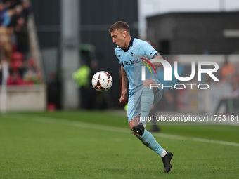 David Ferguson of Hartlepool United participates in the Vanarama National League match between York City and Hartlepool United at LNER Commu...