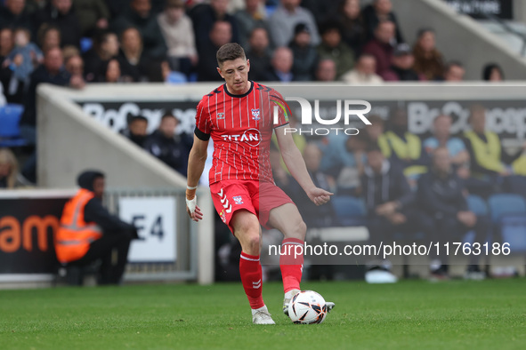 Adam Crookes of York City participates in the Vanarama National League match between York City and Hartlepool United at LNER Community Stadi...