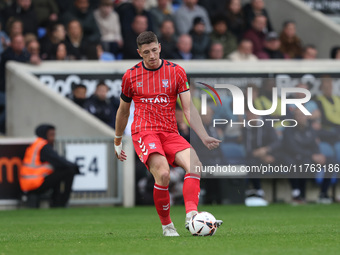 Adam Crookes of York City participates in the Vanarama National League match between York City and Hartlepool United at LNER Community Stadi...