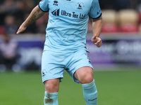 David Ferguson of Hartlepool United participates in the Vanarama National League match between York City and Hartlepool United at LNER Commu...