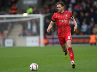 Callum Howe of York City participates in the Vanarama National League match between York City and Hartlepool United at LNER Community Stadiu...