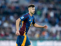 Stephan El Shaarawy of AS Roma looks on during the Serie A Enilive match between AS Roma and Bologna FC at Stadio Olimpico on November 10, 2...