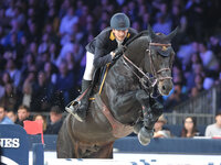 Lorenzo de Luca rides Curcuma Il Palazzetto during the CSI5*-W Longines FEI Jumping World Cup 2024 Grand Prix presented by KASK at Pala Fima...