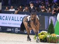 Edwina Tops-Alexander rides Fellow Castlefield during the CSI5*-W Longines FEI Jumping World Cup 2024 Grand Prix presented by KASK, at Pala...