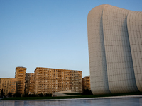 HeydarAliyev Centre is seen in Baku, the capital of Azerbaijan on November 10, 2024. (