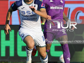 Abdou Harroui of Hellas Verona FC controls the ball during  the Italian Serie A football match between ACF Fiorentina and Hellas Verona FC ,...