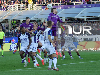 Lucas Beltran of ACF Fiorentina controls the ball during the Italian Serie A football match between ACF Fiorentina and Hellas Verona FC ,on...