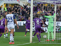 Moise Kean of ACF Fiorentina controls the ball during the Italian Serie A football match between ACF Fiorentina and Hellas Verona FC ,on Nov...