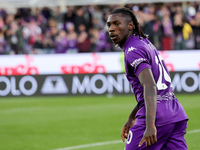 Moise Kean of ACF Fiorentina during the Italian Serie A football match between ACF Fiorentina and Hellas Verona FC ,on November 10 , 2024 at...